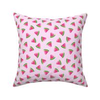 (small scale) watermelons (pink)- summer fruit fabric - LAD19