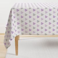 sailboats - nautical - purple and grey LAD19