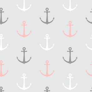anchors - multi grey and pink - LAD19