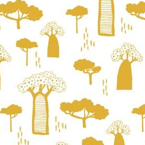 Yellow Safari Trees