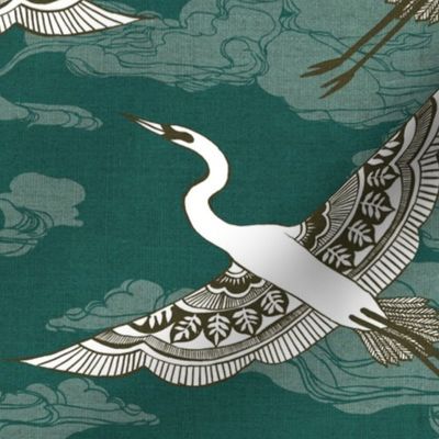 Egrets {Turquoise}