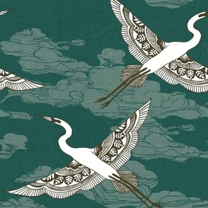 Egrets {Turquoise}