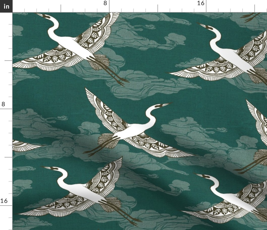 Egrets {Turquoise}