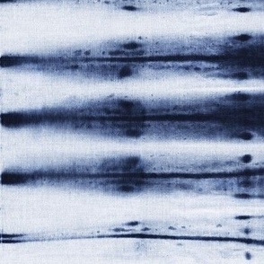 Horizontal stripes shibori blue indigo