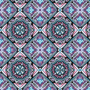 Pysanky Pink and Blue