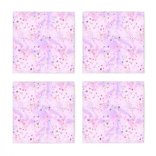 Pink Satin confetti glitter