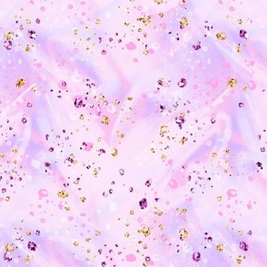 Pink Satin confetti glitter