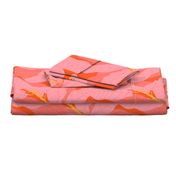 Tropicana Banana Leaves in Coral Spice