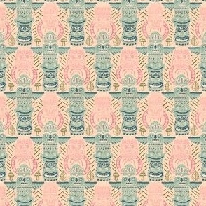 Totems Reign Pink-Teal