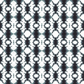 Shibori rotary in black and white