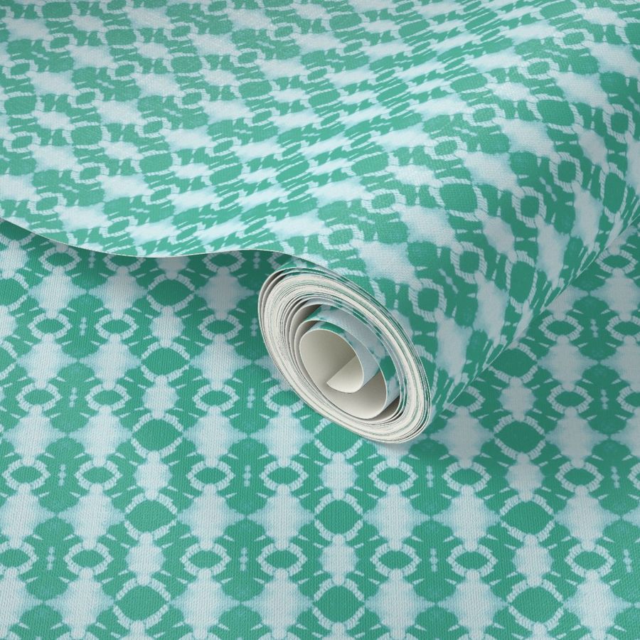 Shibori rotary in jade