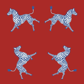 Zebra-red blues