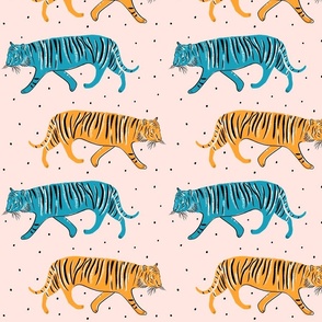 Pop Tigers with dots