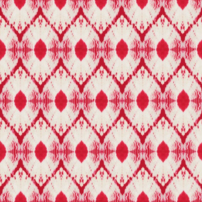 Shibori diamond in candy red