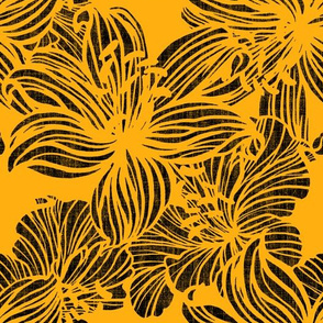 sunny graphic tropical floral 