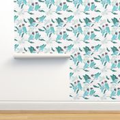 Boho Paradise Lovebirds white