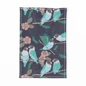 Boho Paradise Lovebirds  dark grey