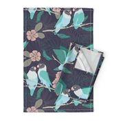 Boho Paradise Lovebirds  dark grey