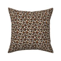 leopard cheetah glitter Dark Caramel/Black