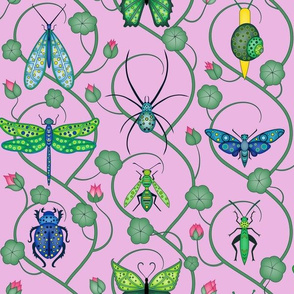 Insects (pink)