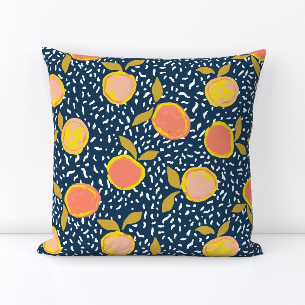 Scandi vibe orange fruits 