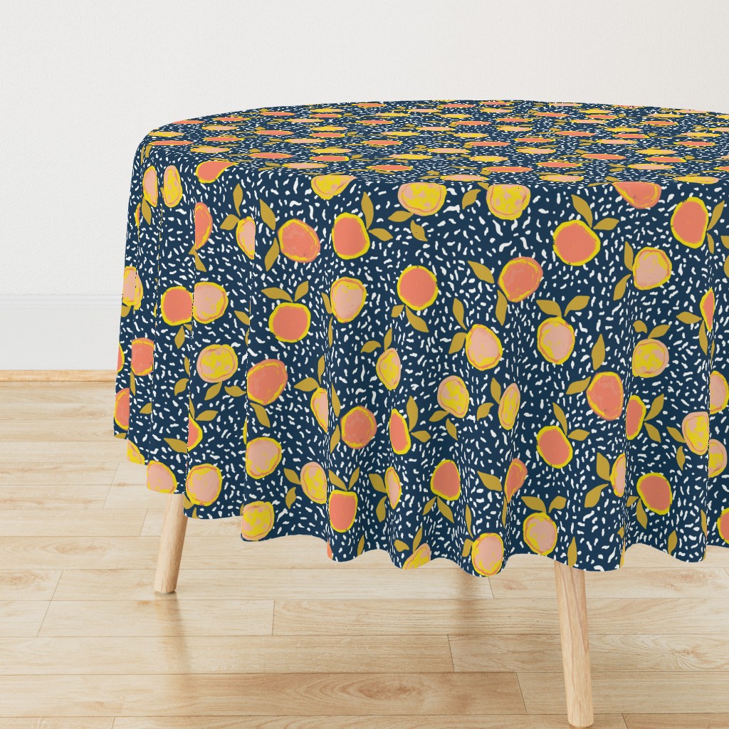 Scandi vibe orange fruits 