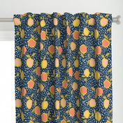 Scandi vibe orange fruits 