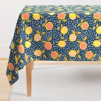 Scandi vibe orange fruits 