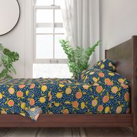 Scandi vibe orange fruits 