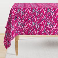 Red modern style zebra animalskin pattern