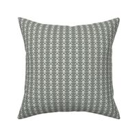 Posie Crossing: Gray Green & Dusty Cream Small Print, Floral