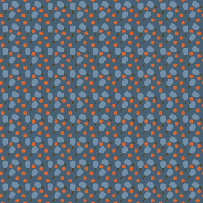 Pickleball - Blue and Orange - Small