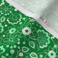 american floral grass green