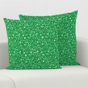 american floral grass green