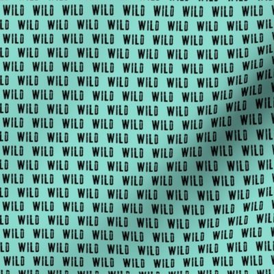 (micro scale) WILD- Coordinate to Little Man / Adventure - Wild - black and teal C19BS