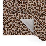 Tawny Brown Leopard Print | Leopard Spots | Animal Print