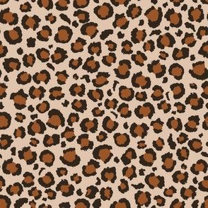 Tawny Brown Leopard Print | Leopard Spots | Animal Print