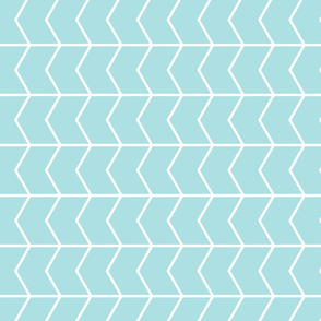 chevron (90) // light teal C19BS