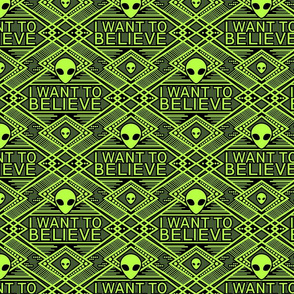 I want to believe aliens- large