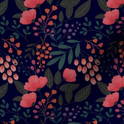 Moody Floral Pattern