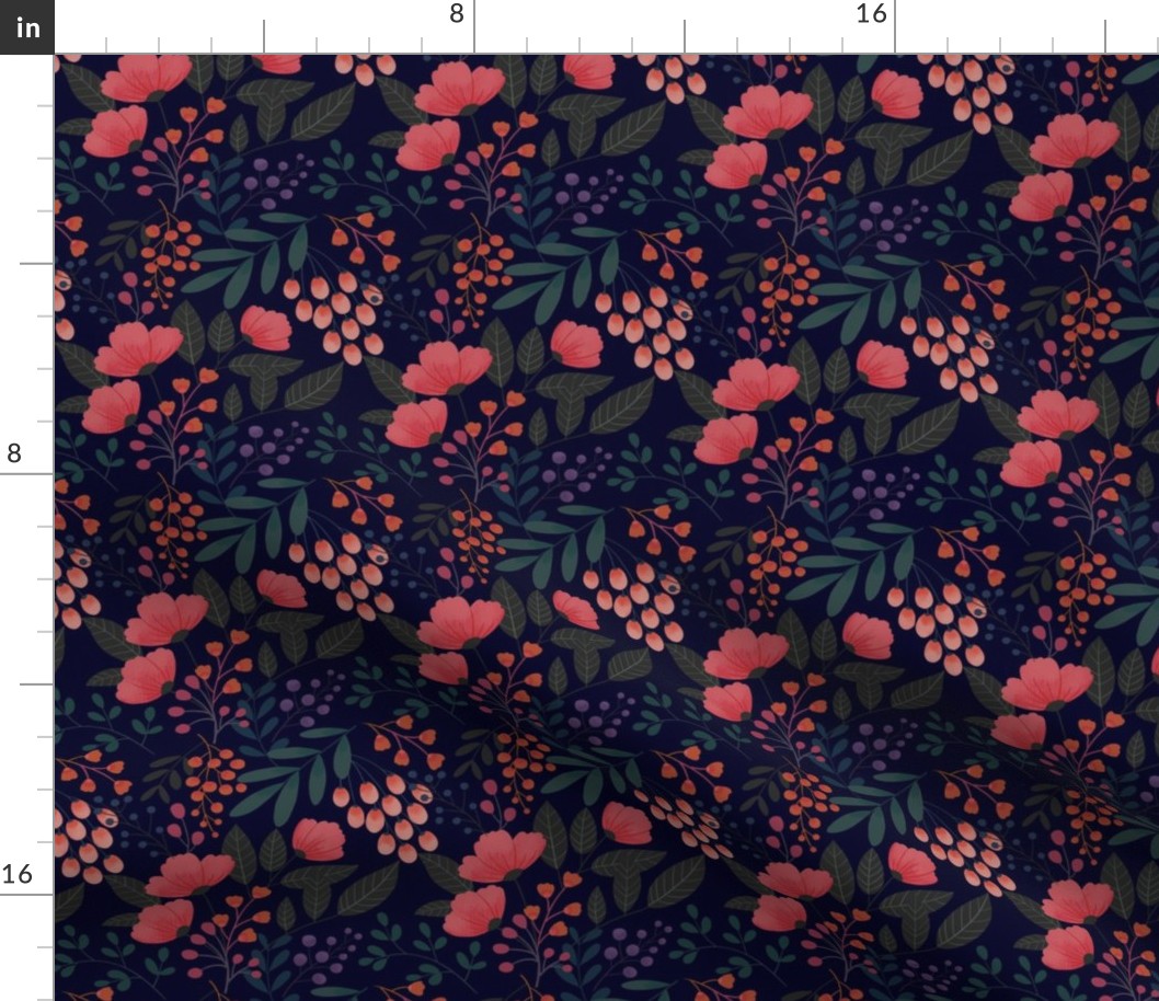 Moody Floral Pattern