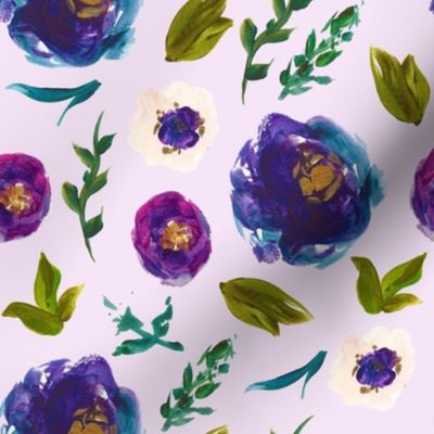 Purple Forest Floral Stems // Amour Lavender