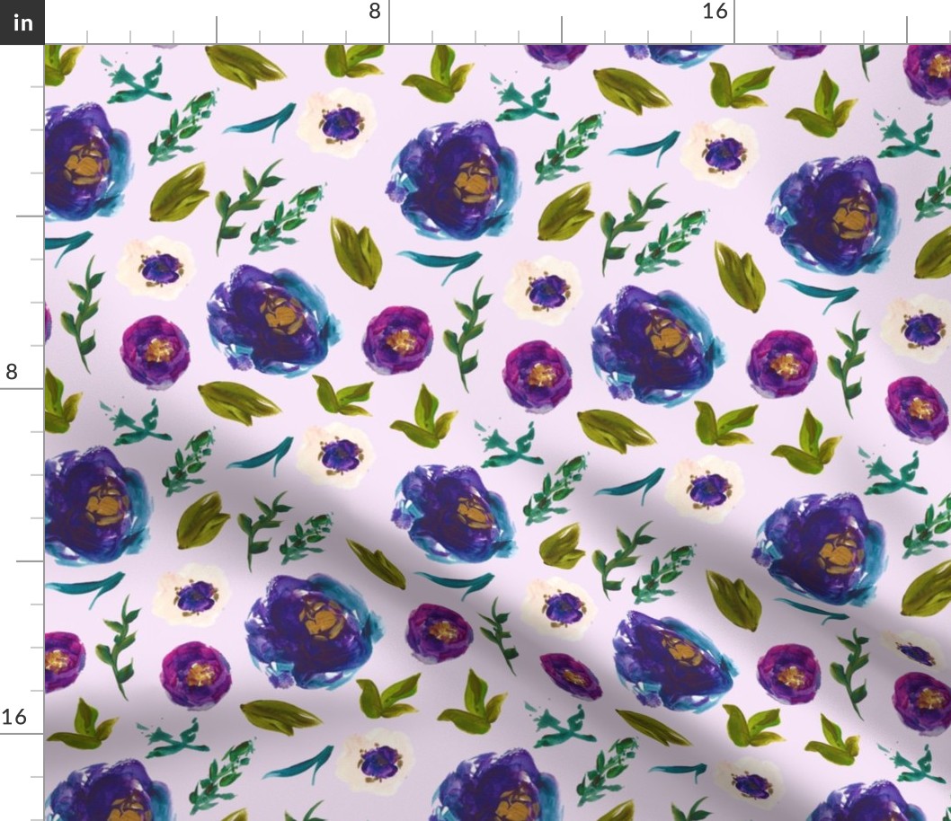 Purple Forest Floral Stems // Amour Lavender