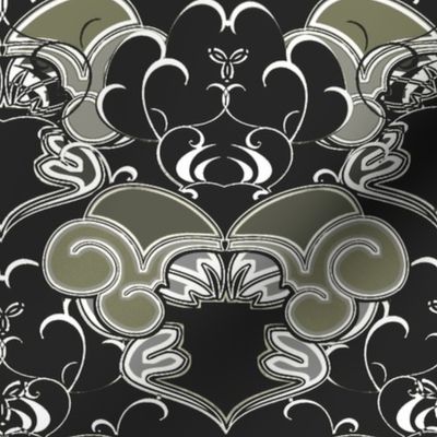 Victorian Damask Blossoms coordinate