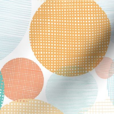 Colorful Fabric Circles