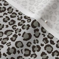 Leopard Print in Dark Grey | Leopard dots spots