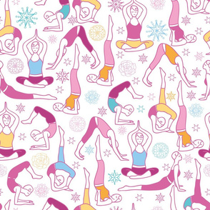 Yoga Poses Pink