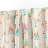 Sweet Triangles Modern Geometric (Large Scale)