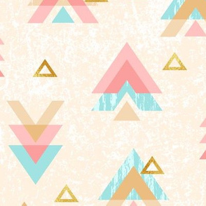 Sweet Triangles Modern Geometric (Large Scale)