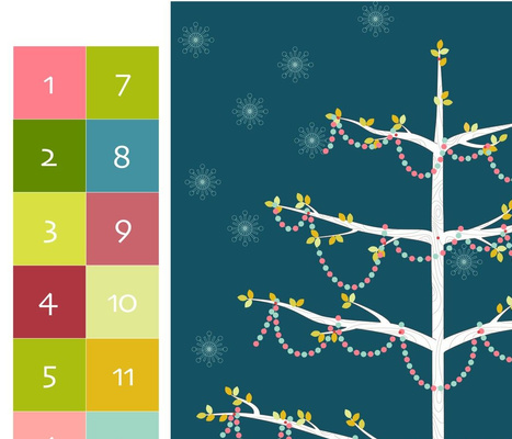 Festive Forest Tree Decorating - Advent Calendar